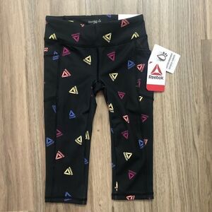 Reebok Girls Printed Capri Leggings